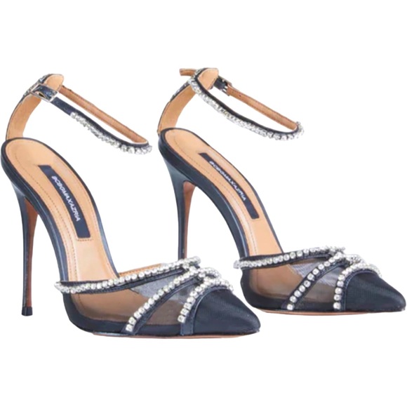 BCBGMAXAZRIA Women’s Navino Sparkle Mesh Pump Heel Black - Picture 7 of 9